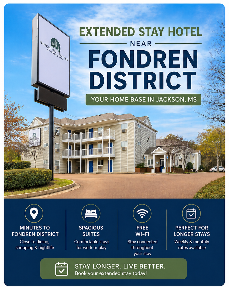 Extended Stay Hotel Near Fondren District