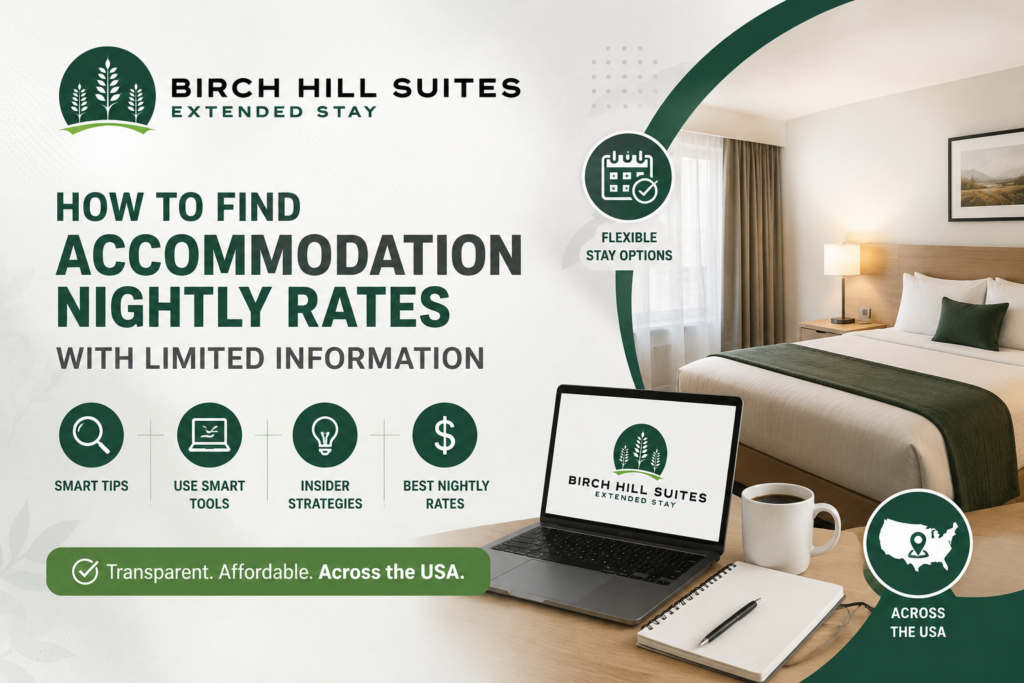 How to Find Accommodation Nightly Rates with Limited Information