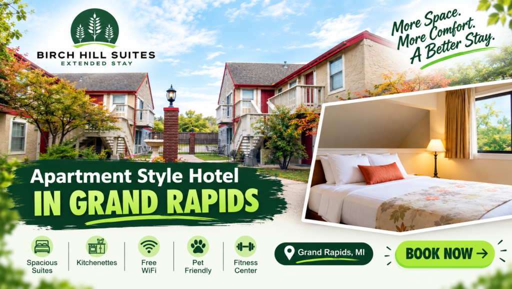 Apartment Style Hotel in Grand Rapids: What Extended-Stay Guests Actually Need to Know